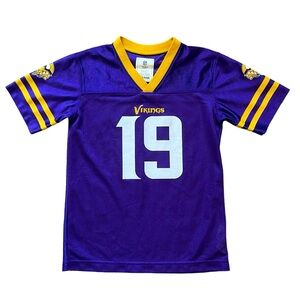 rare 2013 minnesota vikings adam thielen 19 nfl football jersey shirt raglan